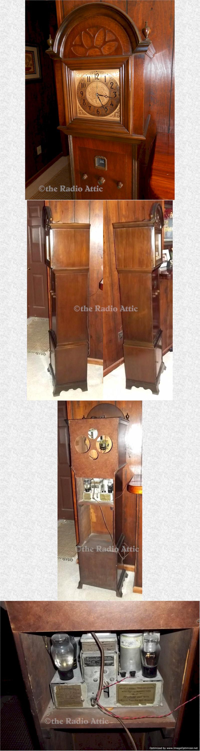 Majestic 156 "Sherwood" Grandfather Clock Radio (1932)