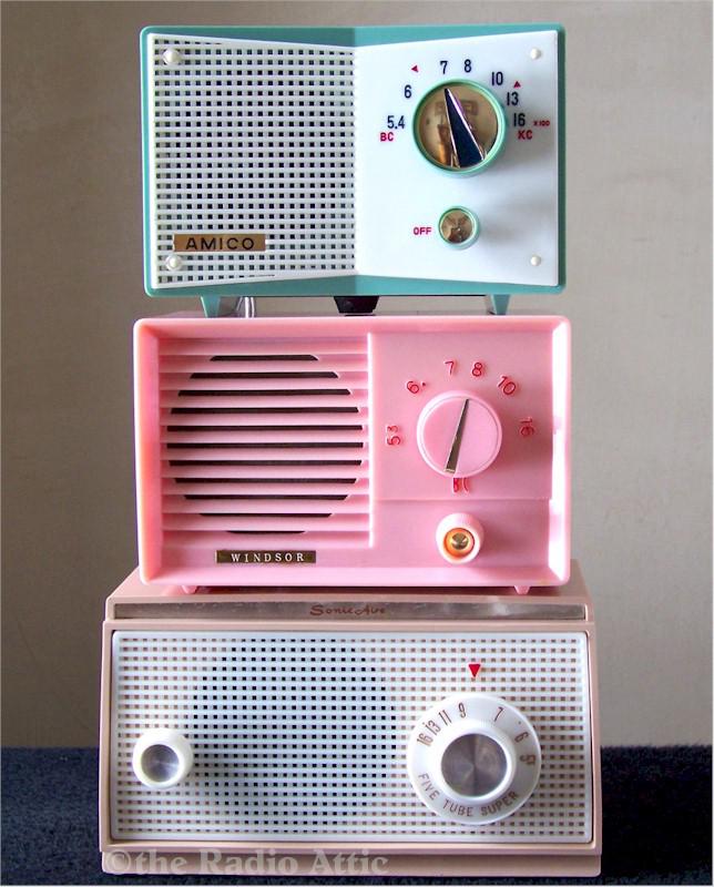 Windsor, Sonic-Aire, Amico Radios (mid-1960s)