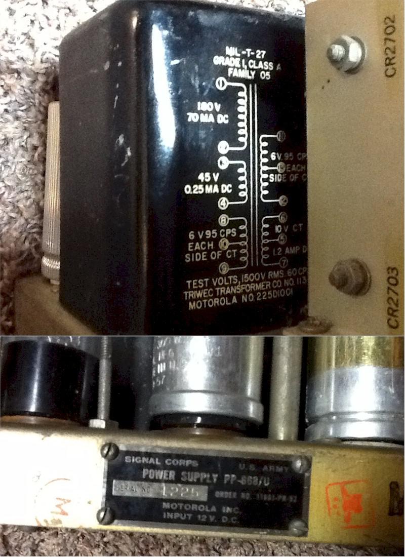 Military PP869U WWII Power Supply