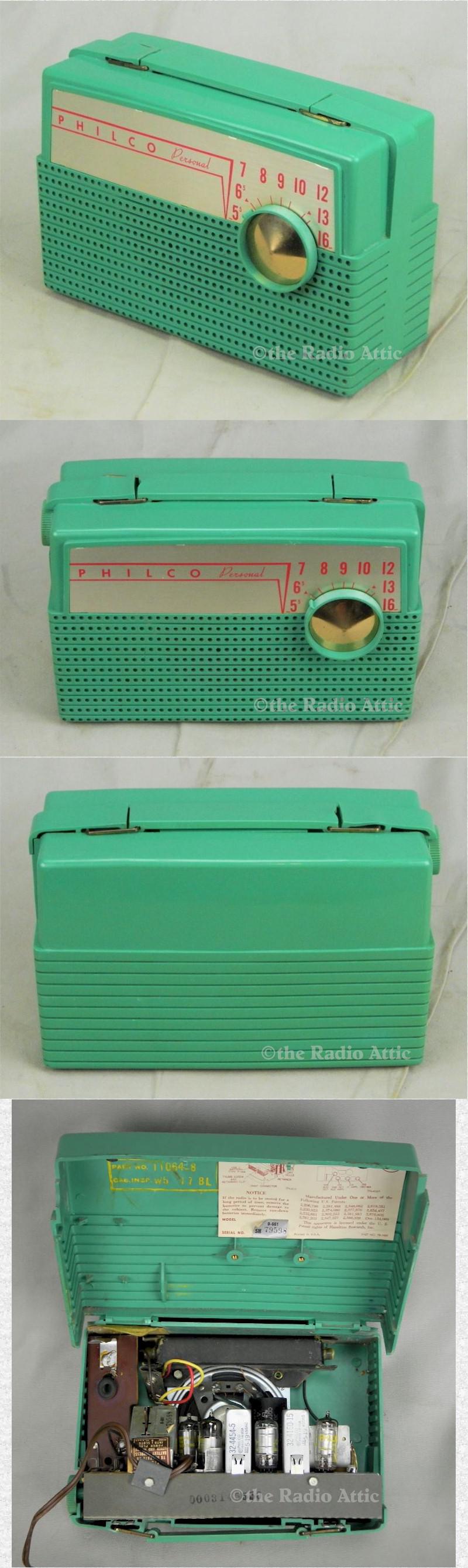 Philco D-661 Portable (1954)