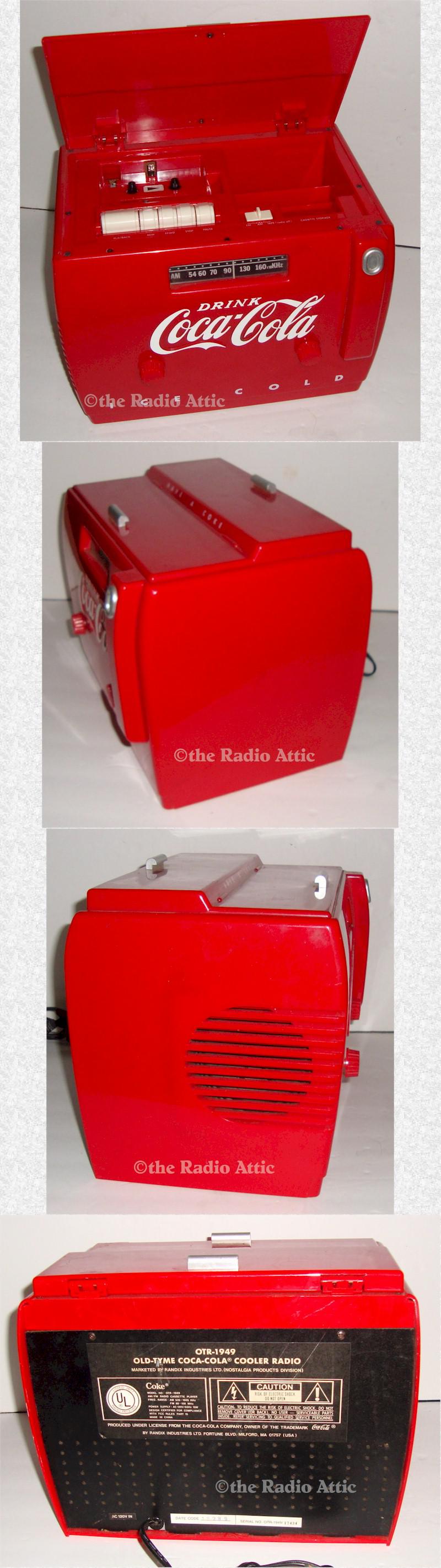 Coca-Cola Cooler Radio AM/FM/Cassette