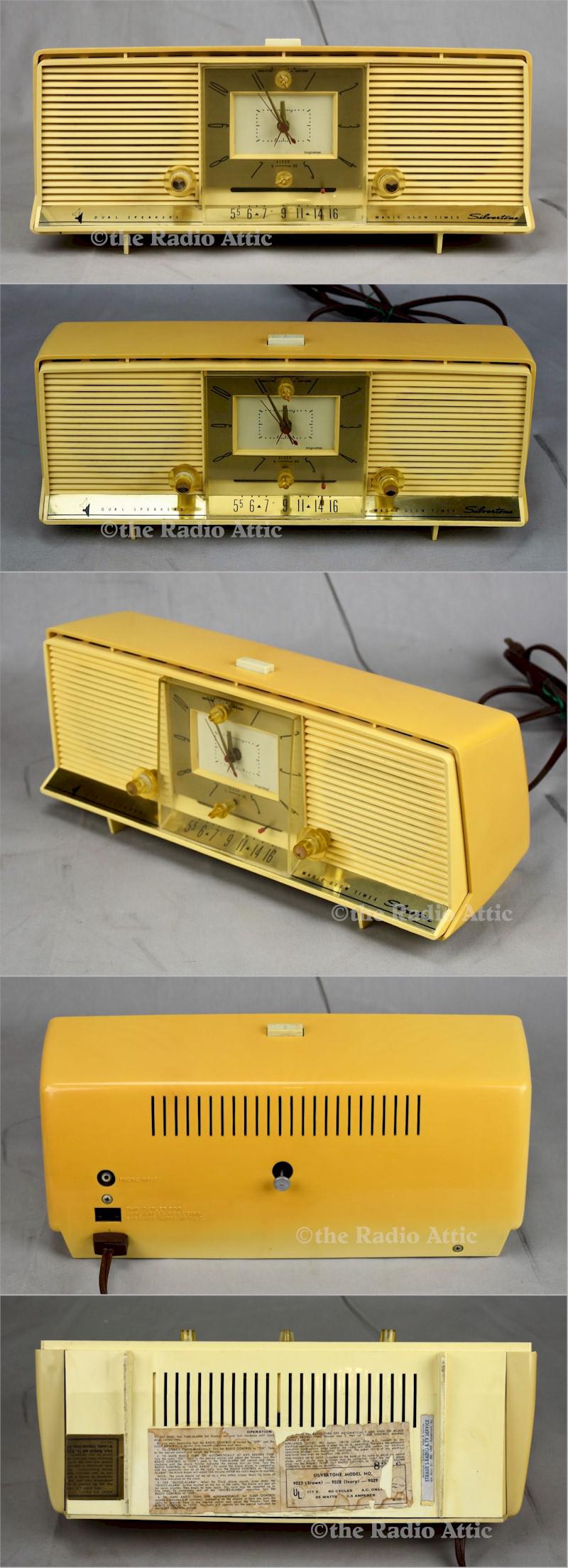 Silvertone 9029 Clock Radio (1959)