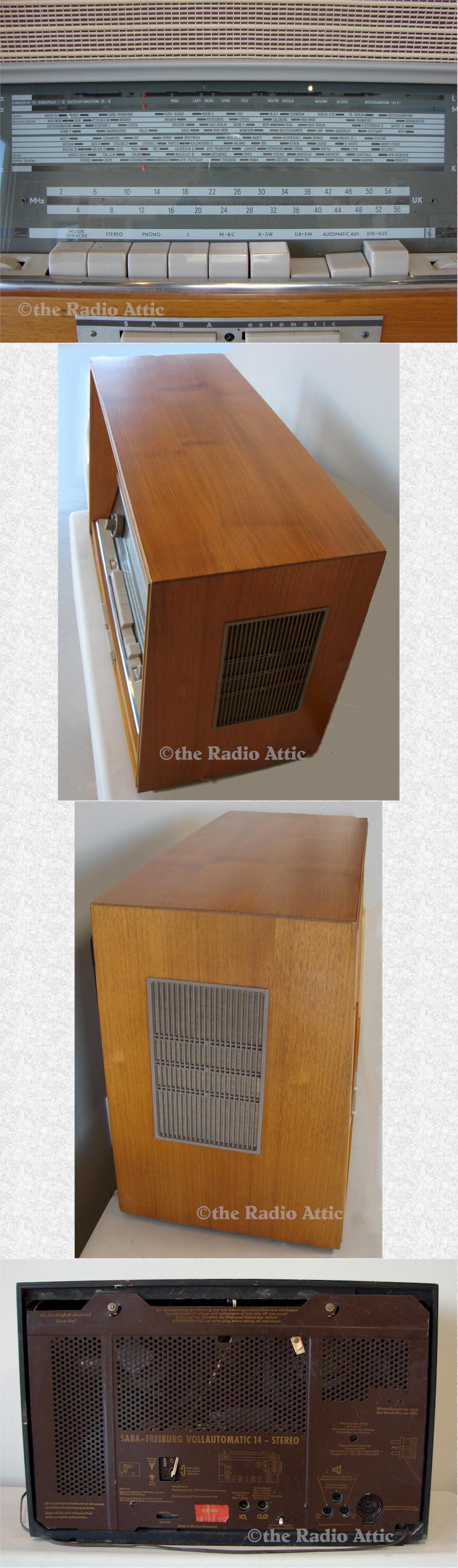 SABA-Freiburg Vollautomatic 14 Stereo (1963-64)