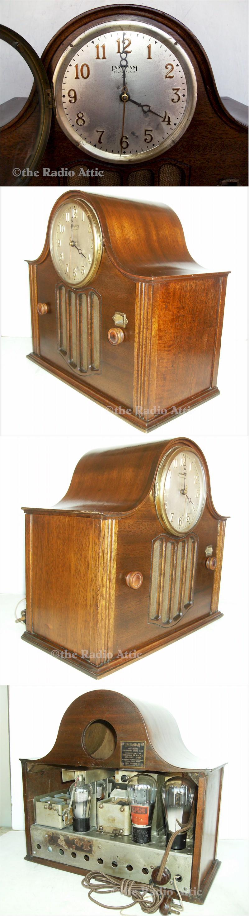 American Bosch 305 Ingraham Clock Radio (1932)