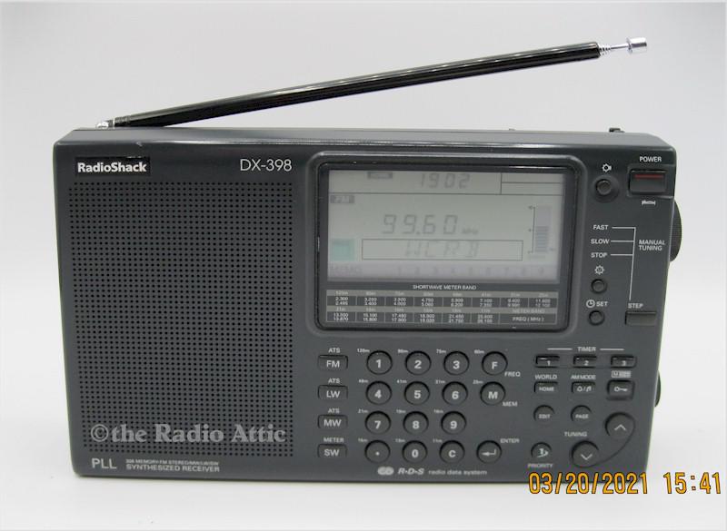 Radio Shack DX-398 Portable Shortwave Receiver (1996)