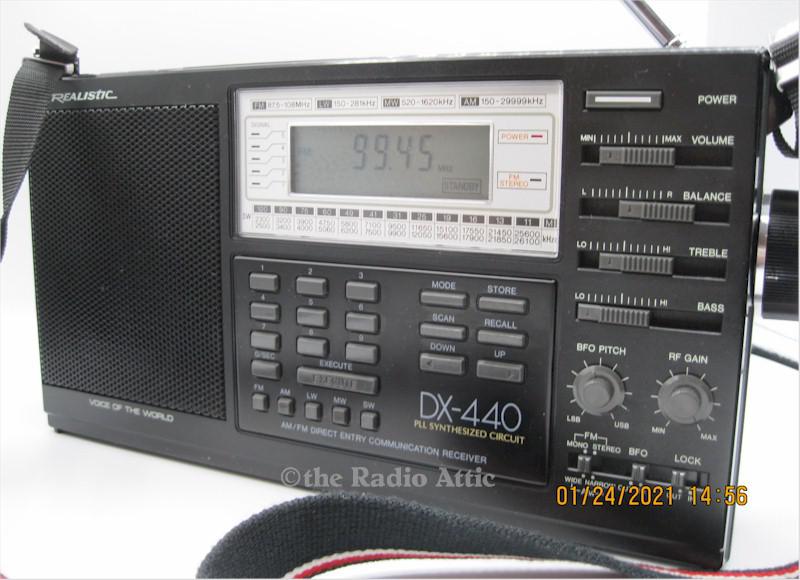 Realistic DX-440 AM/FM/SW (1988-89)