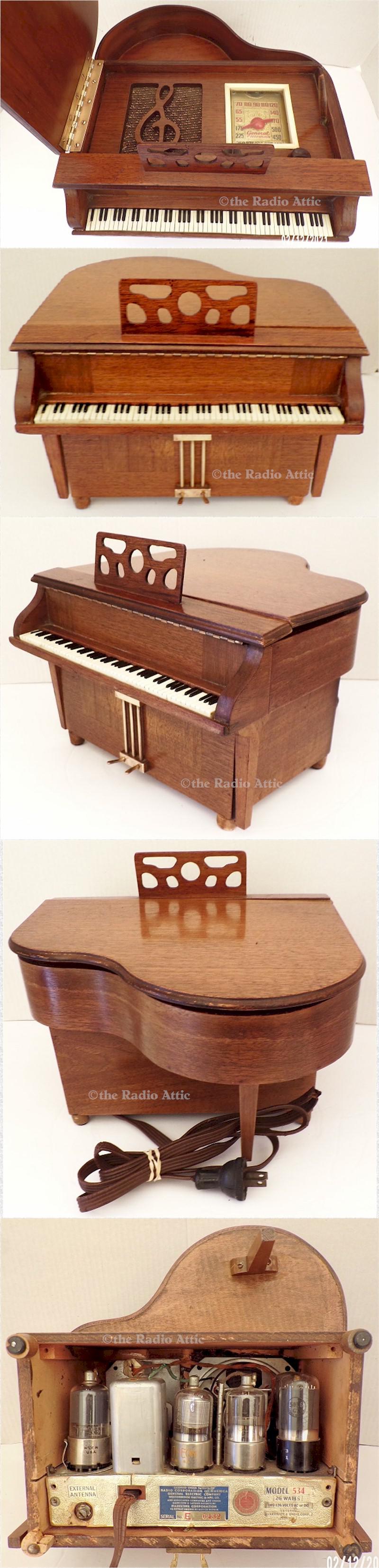 General Television 534 "Baby Grand Piano" (1939)