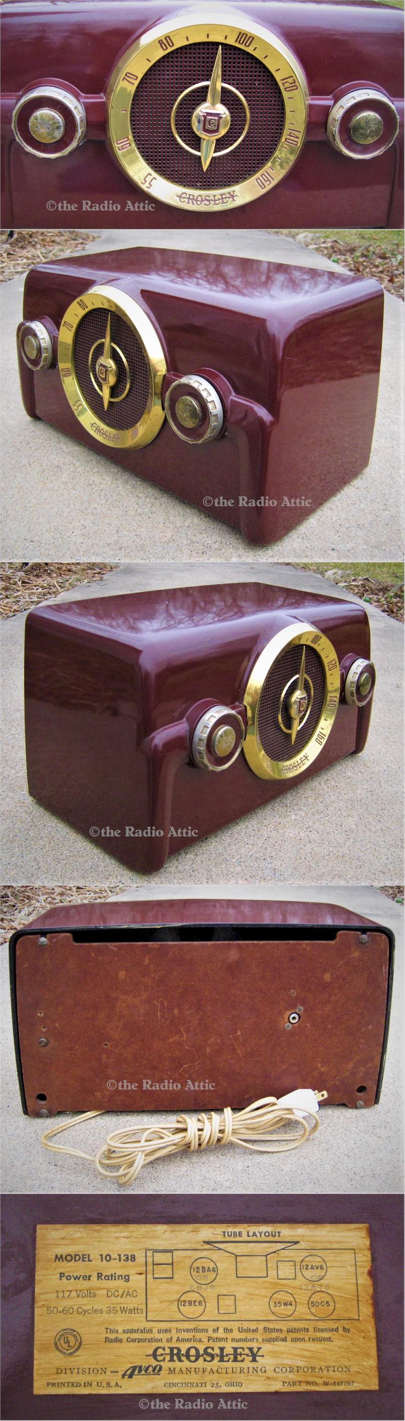 Crosley 10-138 "Coloradio" (1950)