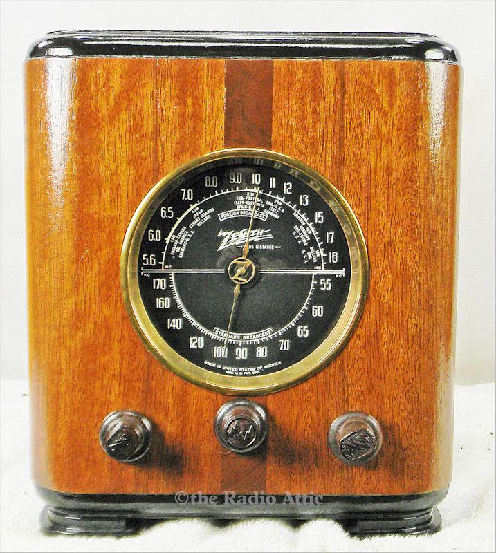 Zenith 5-S-222 Mini Tombstone (1938)