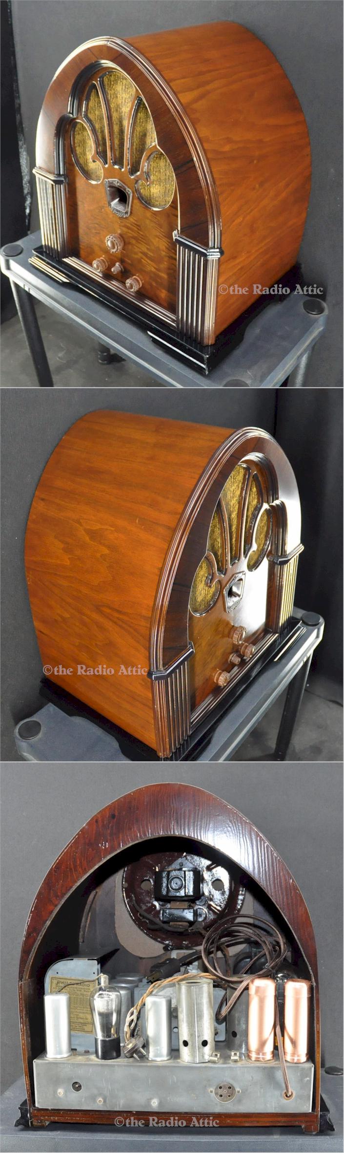 Philco 90 (middle, 1932)