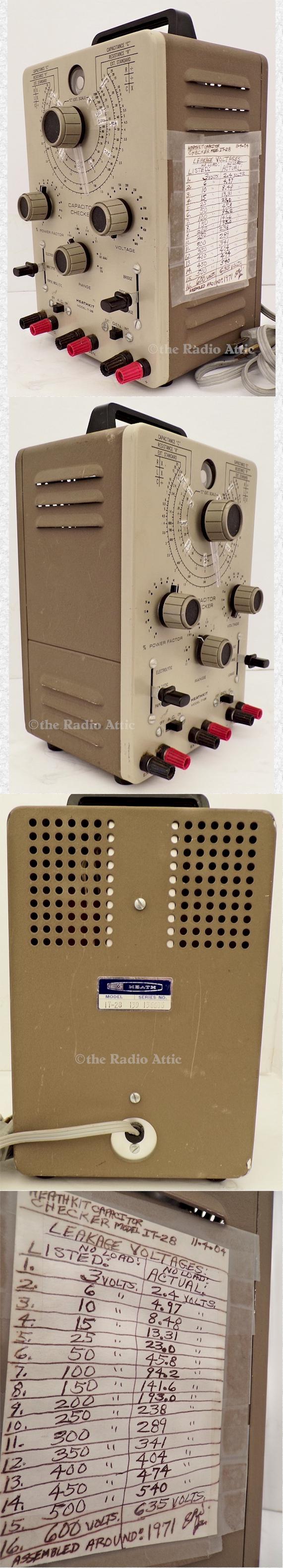 Heathkit IT-28 Capacitor Checker